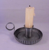 Ol' Taper Holder, Metal Vintage-style Taper Candle Holder With Handle Ol' Taper Holder, Metal Vintage-style Taper Candle Holder With Handle
