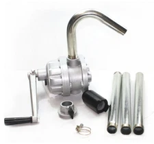 High Flow Aluminum Hand Crank Drum Oil Fuel Pump W/Steel Vane 25 Gpm Hi-flow