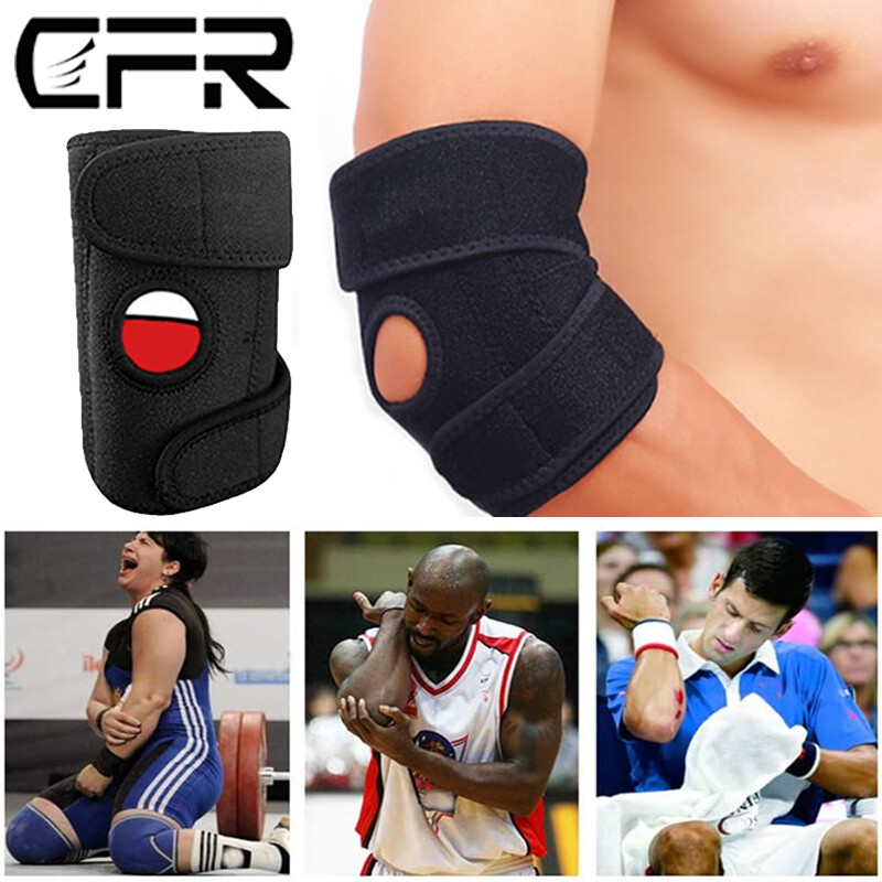 Oiieco Ellenbogenbandage Verstellbar - Bei Tennisarm & Golferellenbogen