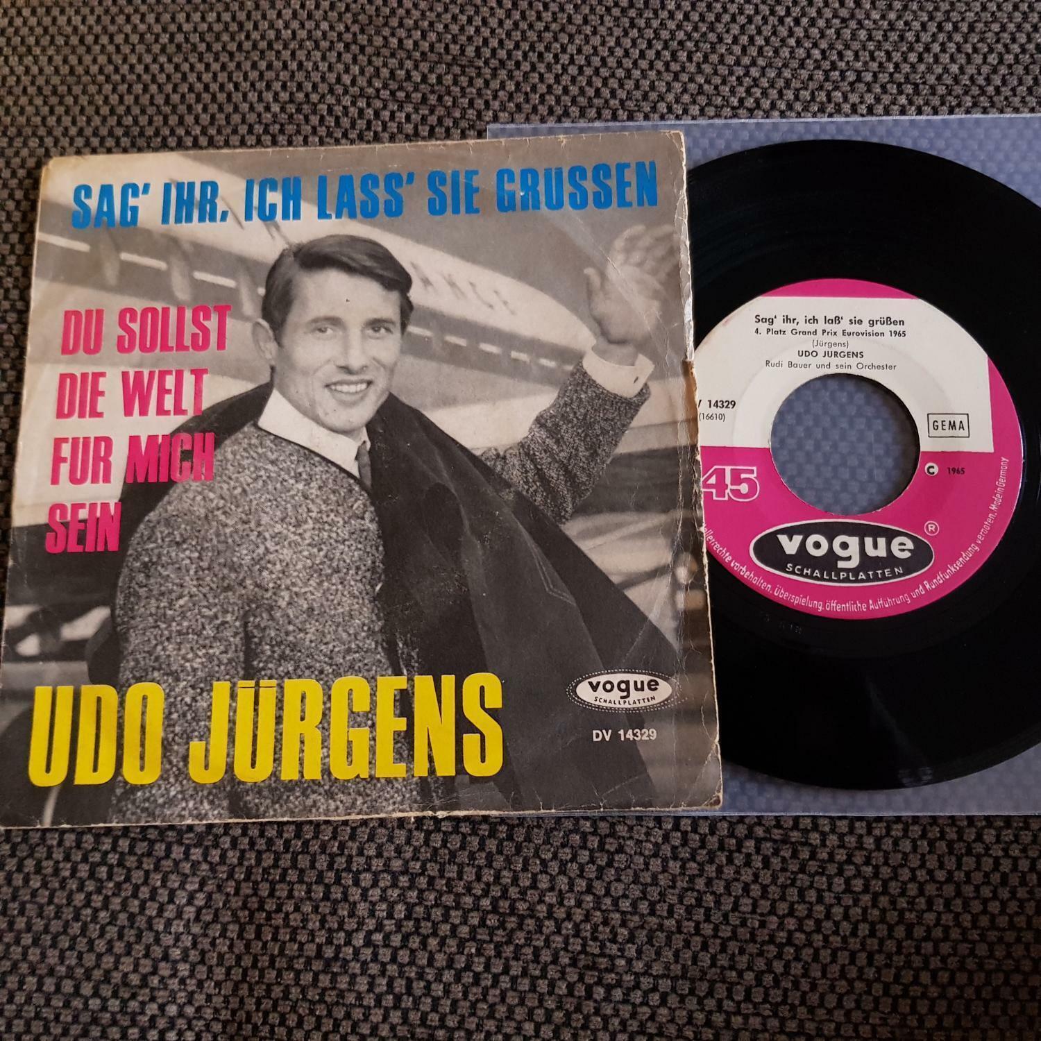 7"" Single Vinyl Udo Jürgens - Sag' ihr, ich lass sie grüssen