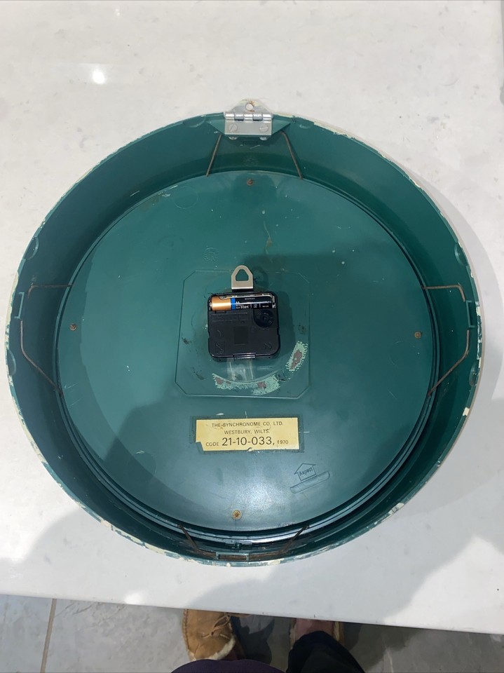 Large Vintage Synchronome wall clock eBay