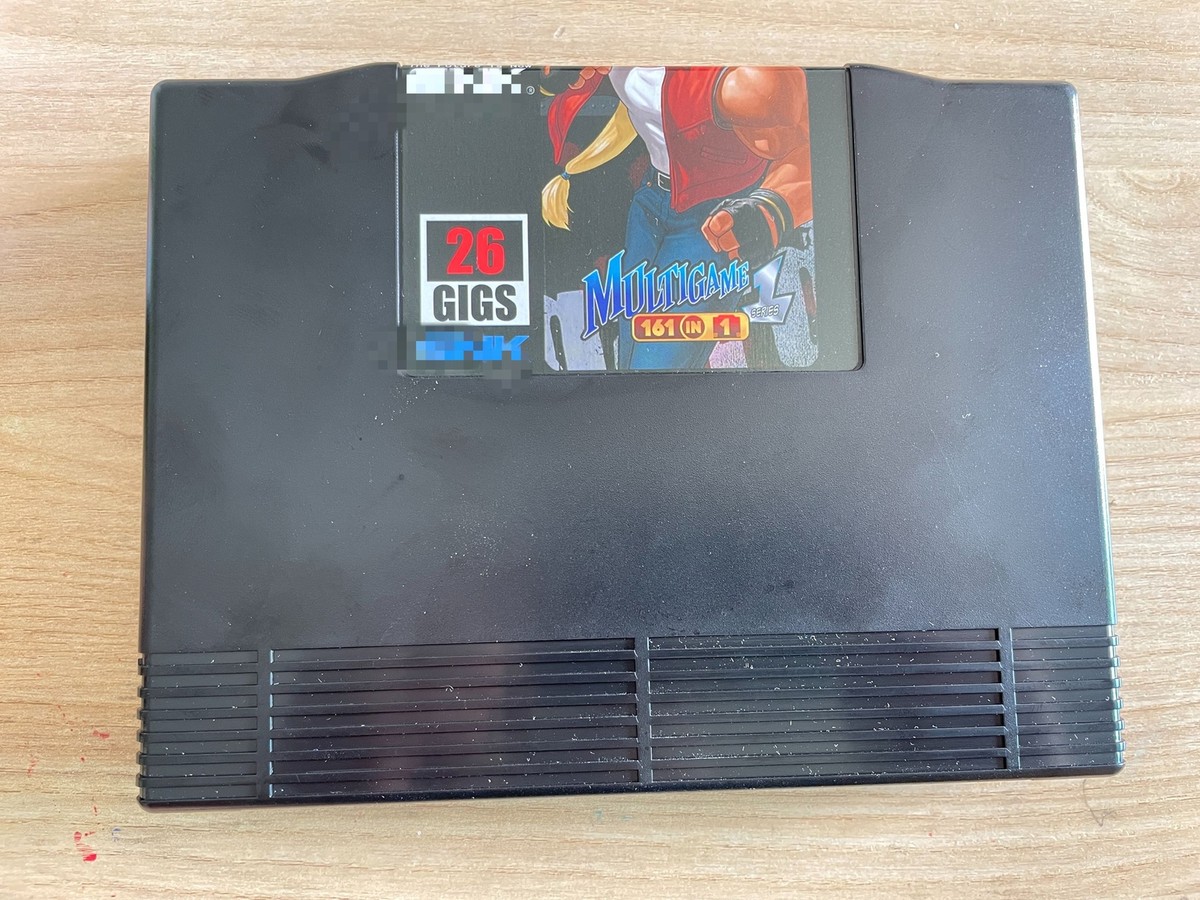 SNK NEO GEO AES 161 in 1 Arcade JAMMA Multi Cartridge Game