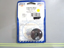 *NEW* 0750 Sea Dog  CHROME BRASS CABLE OUTLET 426051-1