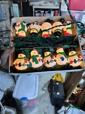 Kurt S. Adler UL1356 10-Light Snowman String light set Used
