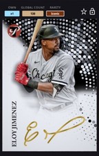 [DIGITAL CARD] Topps Bunt 2022 ELOY JIMENEZ ICONIC PRISTINE GOLD SIG , WHITE SOX