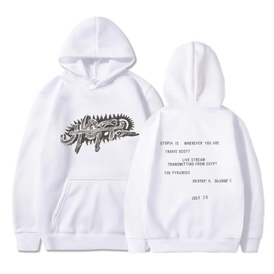 Utopia Travis Hoodie For Fans Double-Sided Full Size