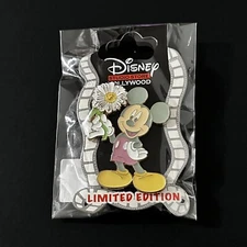 Disney Pin DSSH Mickey Petals And Pals Flower LE 400