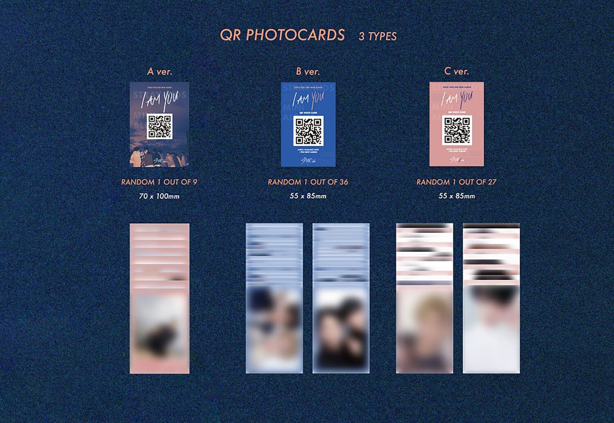 STRAY KIDS] I am YOU / Official Photocard / B ver. (Unit