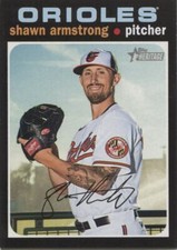 Shawn Armstrong 2020 Topps Heritage High Number Card #689 - BALTIMORE ORIOLES - 