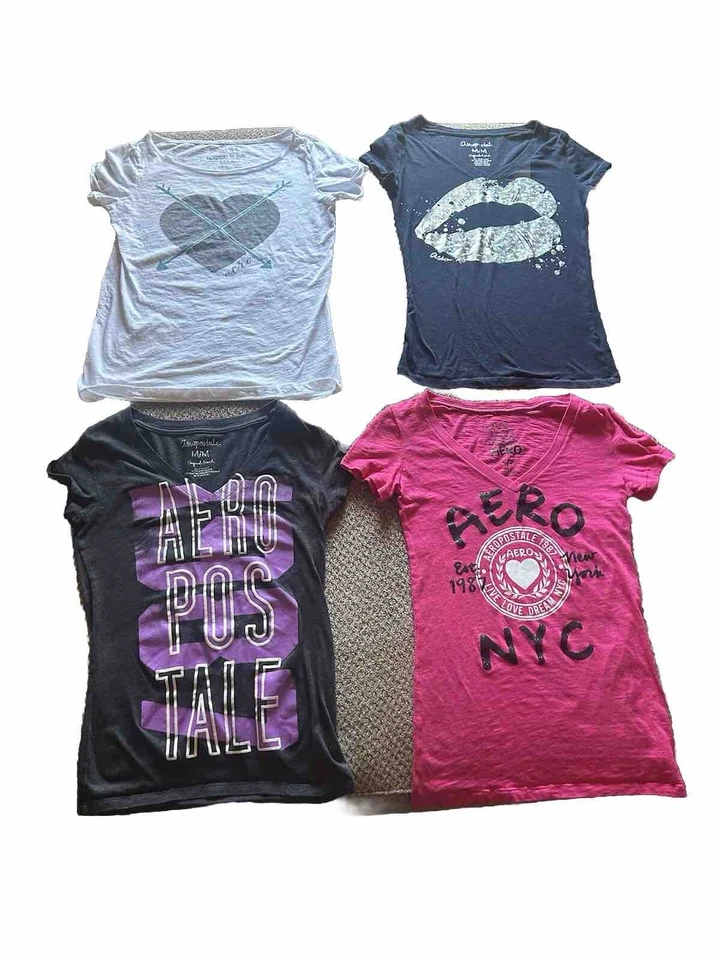 Camisa Aeropostale Talla Super Pal. 4/MED 2/SM Foto 2 de 4