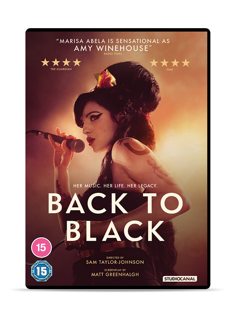 Back To Black (DVD) Marisa Abela Juliet Cowan Bronson Webb Jack O'Connell