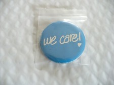 TZ- WE CARE! (MADE IN USA) PIN BADGE (MINT CONDITION! #43267