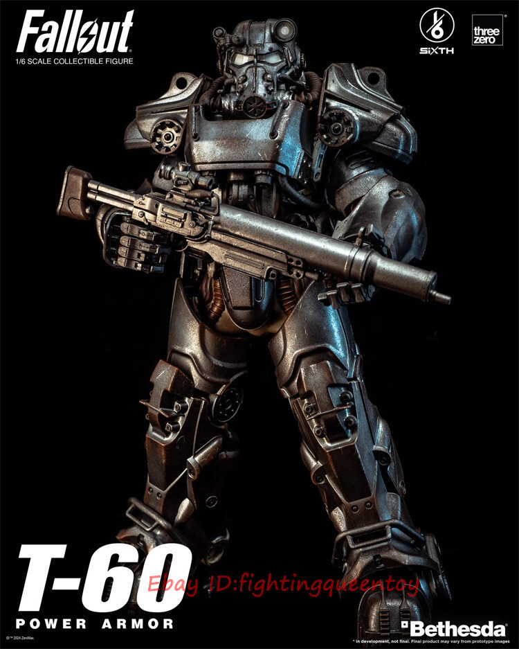 【新品】Threezero Fallout T-60 POWER ARMOR ThreeZero 3Z08560W0 Fallout T-60 Power Armor 1/6 Action Figure