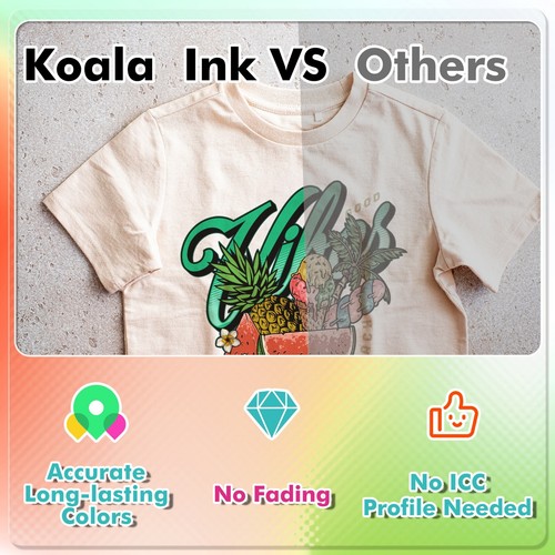 Lot A-SUB / Koala Sublimation ink for Inkjet Printer EcoTank 2803 2800 2720 F170 - Afbeelding 23 van 46