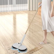 Cordless Electric Mop Spin Mops for Floor Cleaning Dual Spinning Scrubber NEW