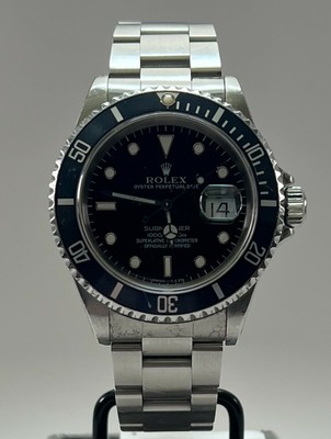 Rolex Submariner Date Stainless Steel Automatic Watch 16610 X series with  Papers | eBay