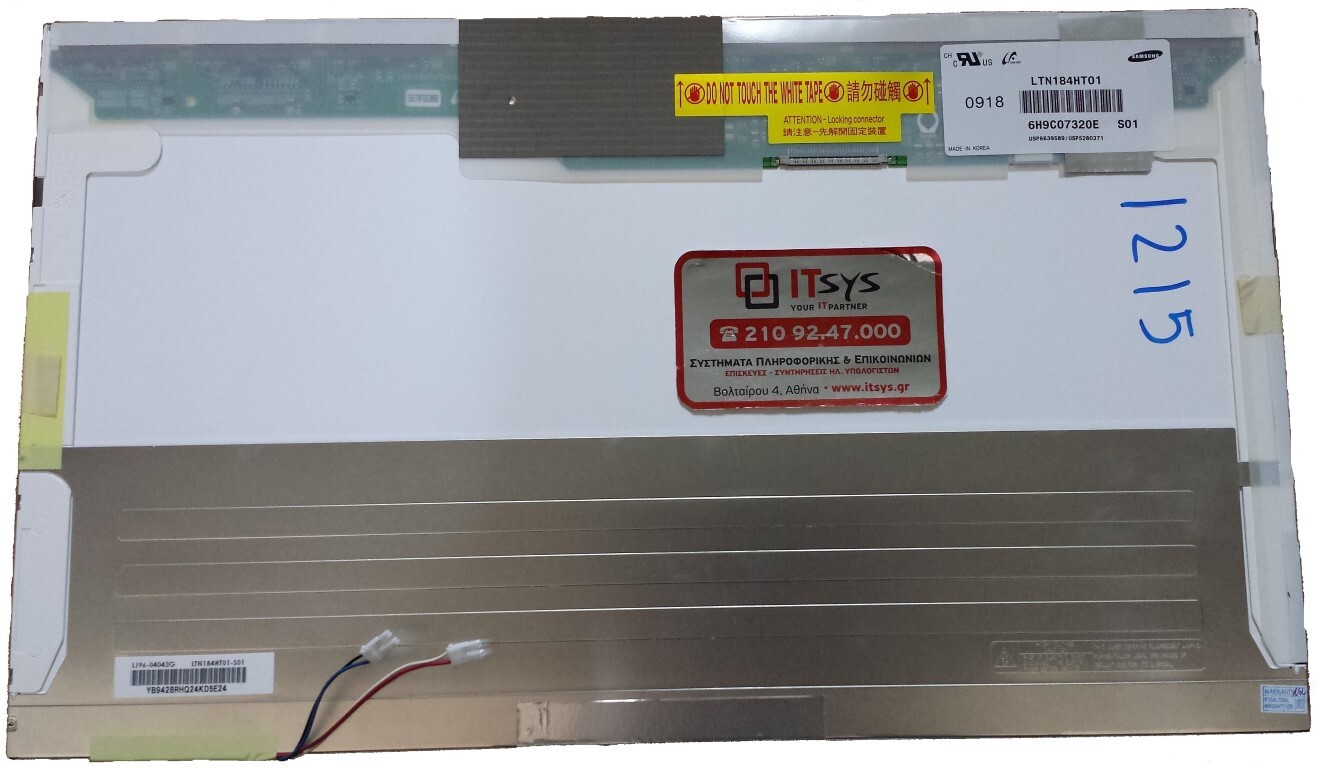 Laptop Screen Toshiba Qosmio X500-13R X500-12N  G50-10Q  G50-11R 18.4'' 1920