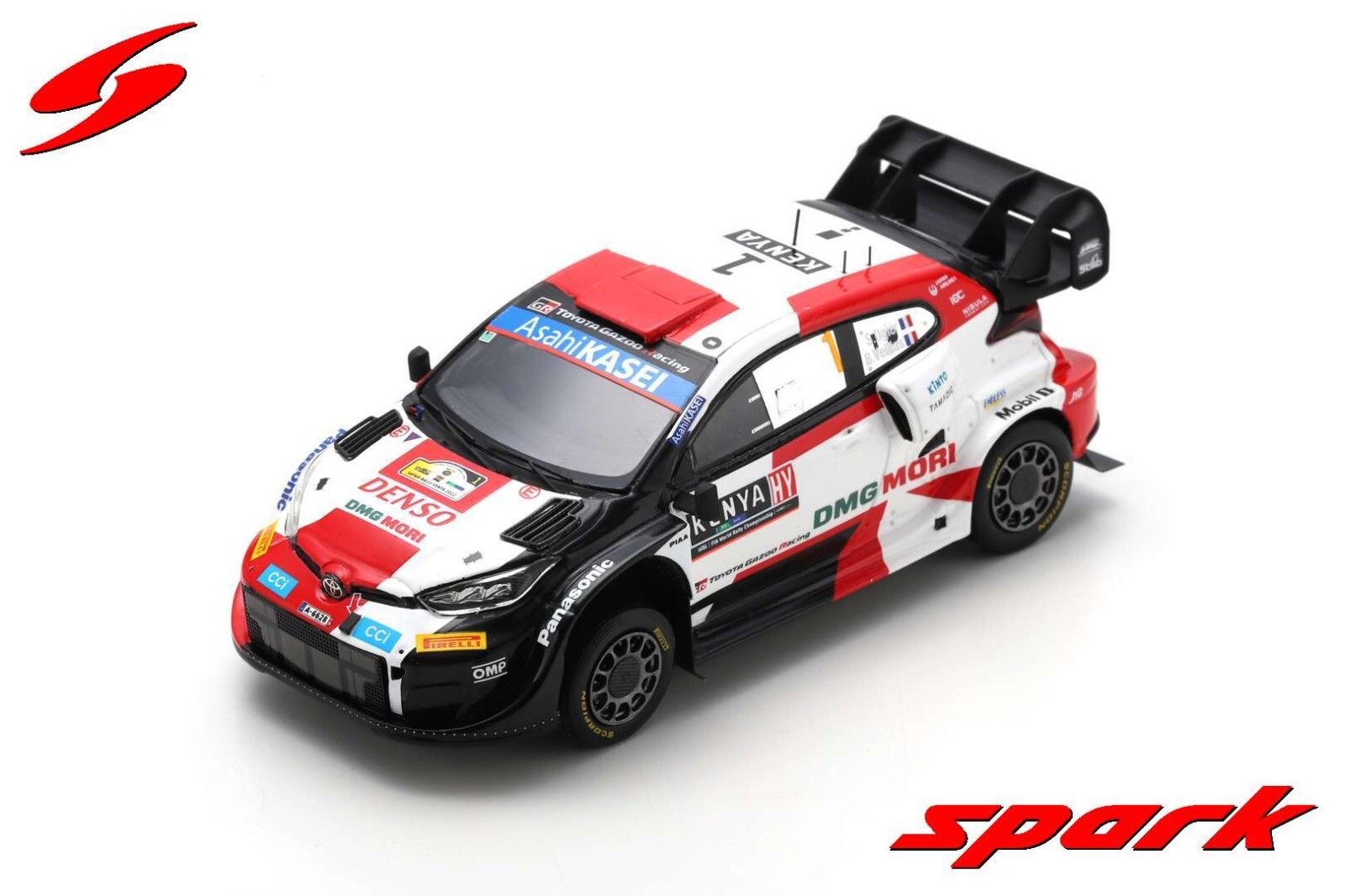 SPARK TOYOTA GR Yaris Rally1 Safari Kenya 2022 Échelle 1/43