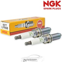 2X NGK 6677 LFR6B ZüNdkerze Citroen Berlingo C2 C3 C4 Xsara Peugeot 206 1007 307