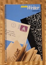 VINTAGE 1982 ATARI COLORIZED ATARI WRITER WORD PROCESSING MANUAL