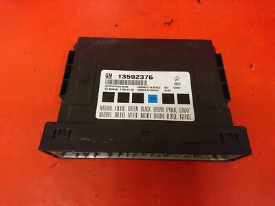 VAUXHALL INSIGNIA MK1 BCM KAROSSERIE STEUERGERÄT 13592376 NICHT ZURÜCKGESETZT 2013-2014