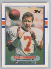 1989 Topps Traded #40T Ron Jaworski
