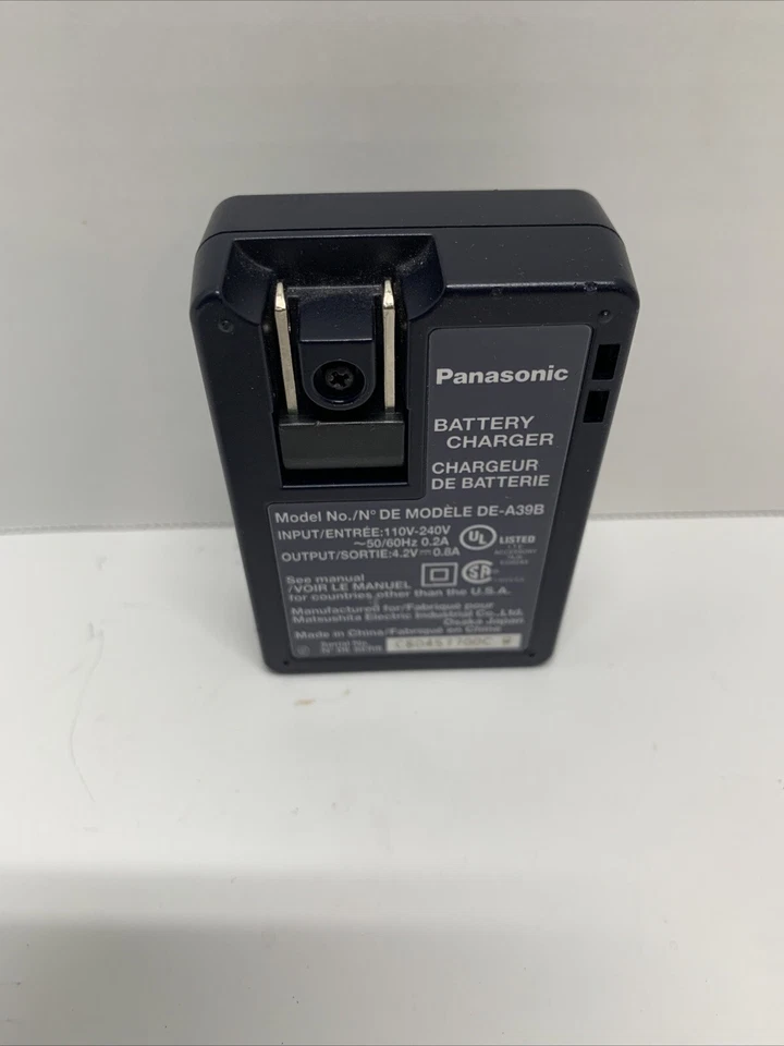 Cargador DE-A39 DE-A39A DE-A40 DE-A40A DE-A40B para batería Panasonic DMW-BCE10PP Foto 2 de 2