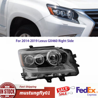 For 2014-2019 Lexus GX460 LED Headlight Headlamp Replacement Right Passenger RH