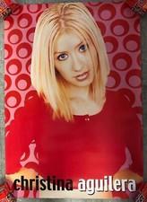 AFFICHE MUSICALE PROMO VINTAGE 2000 * Christina Aguilera 24X34'' WH23 M