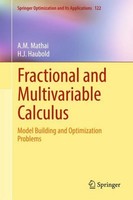 Fractional And Multivariable Calculus A. M. Mathai