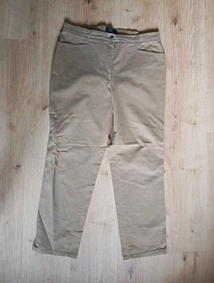 BRAX ProForm Raphaela Damen Hose beige/hellbraun Gr 44 Kurzgröße uni