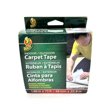 Duck Carpet Tape 1.88" x 75ft 3" Core 442062 White