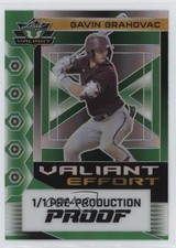 2023 Leaf Eclectic Valiant Effort 1/1 Gavin Grahovac #VE-GG1 s5q