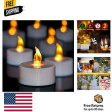 Tea Lights Battery Operated Candles LED Tea Lights Flameless Candles 200 Hours