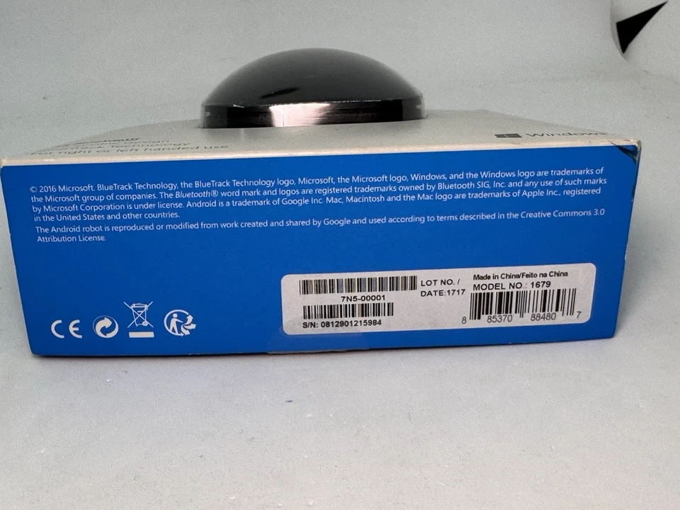 Microsoft Surface Mobile Mouse Wireless Bluetooth Open Box 1679 - Image 3 of 3