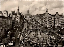 RPPC Aerial Porto Praca da Liberdade Avenida dos Aliados real photo postcard n83