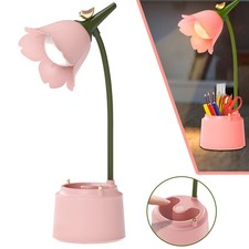 Desk Lamps LED Flower Bird Table Lamp Reading Light Gooseneck Night Light 3 Mode