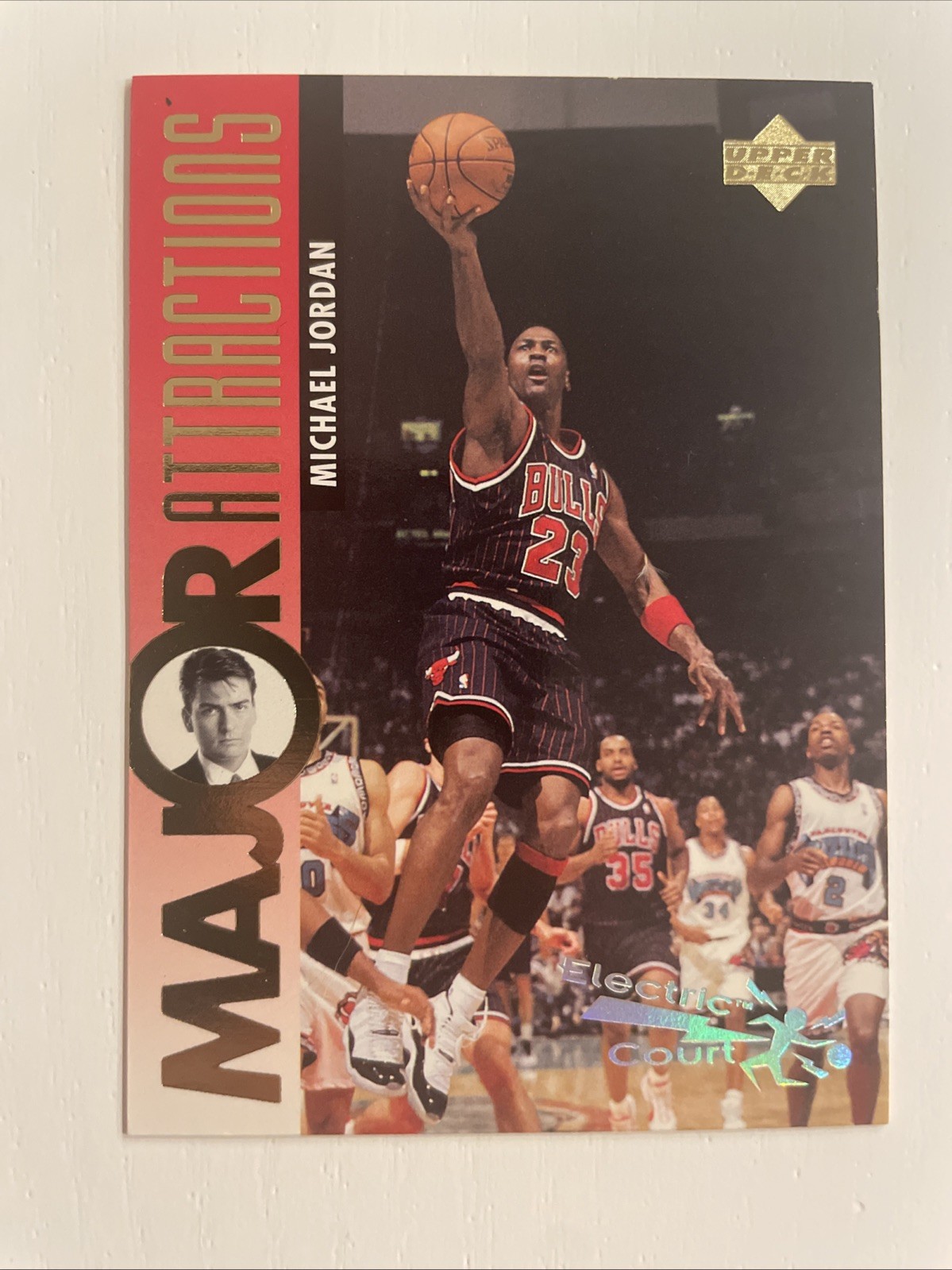 1995-96 Upper Deck Electric Court #339 Michael Jordan Sheen MA  Bulls SP JA