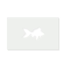 Fish Reusable Mylar Stencil, 10 mil Plastic Paint Stencil for Crafts and Decor
