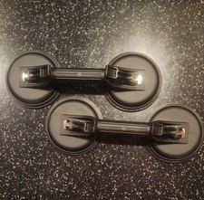 Heavy Duty Glass Suction Cups 2 Pack Vacuum Lifter For GlassTile Granite 286 lbs