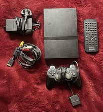 Sony PlayStation 2 PS2 Slim Black Console SCPH-79003 (Spares & Repair) Read Desc