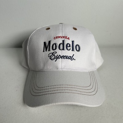 Modelo Cerveza White Adjustable Baseball Hat Cap Beer Logo Strap- Fast Shipping