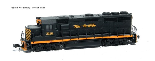 Atlas N 40001918C - GP40-2 Denver & Rio Grande Western #5116; aga NEW, ohne OVP | Zustand: Neu: Sonstige (siehe Artikelbeschreibung)