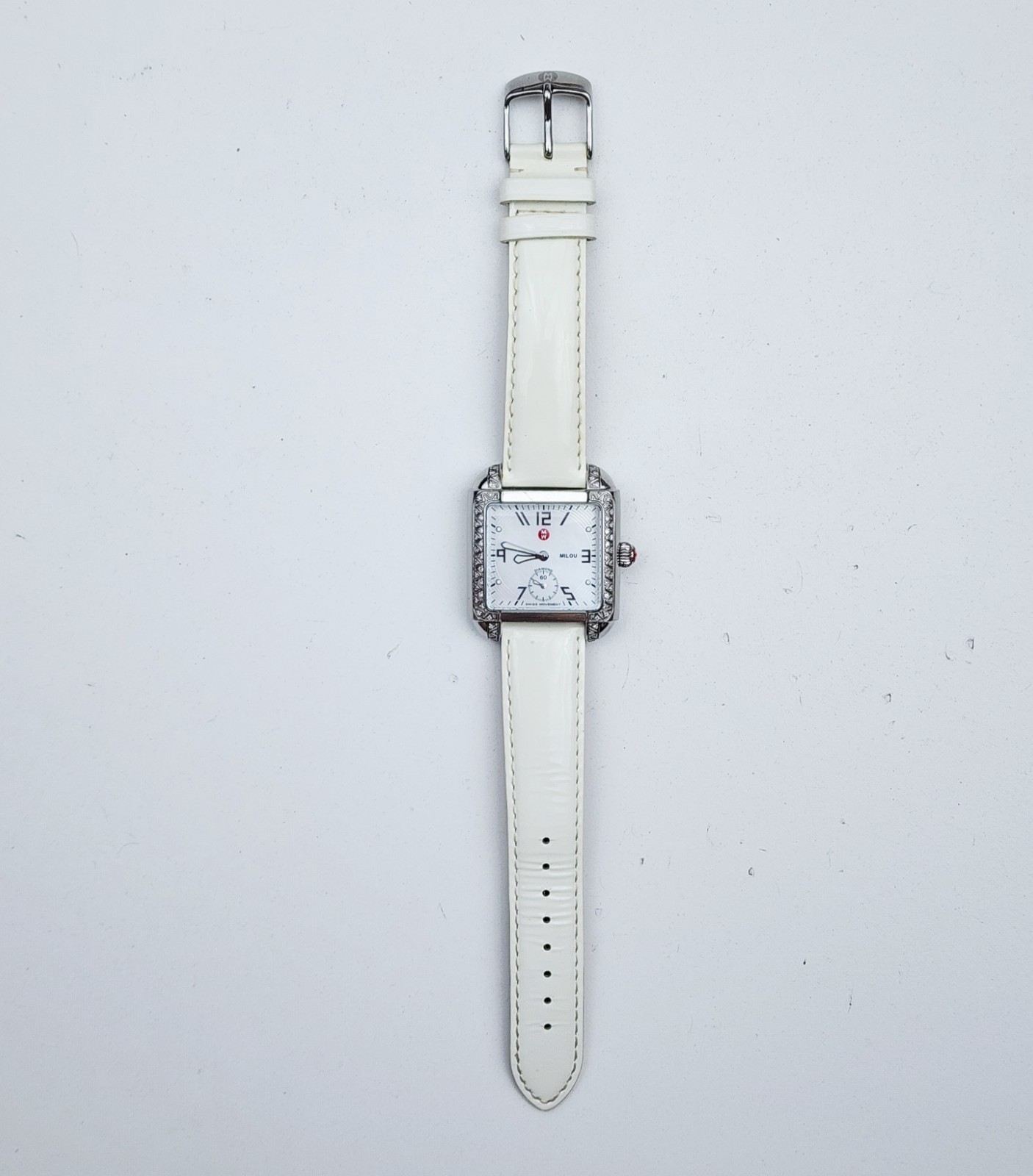 Women's Watch MICHELE "Milou" MW15A01A2025. Diamonds Bezel. Swiss Movement