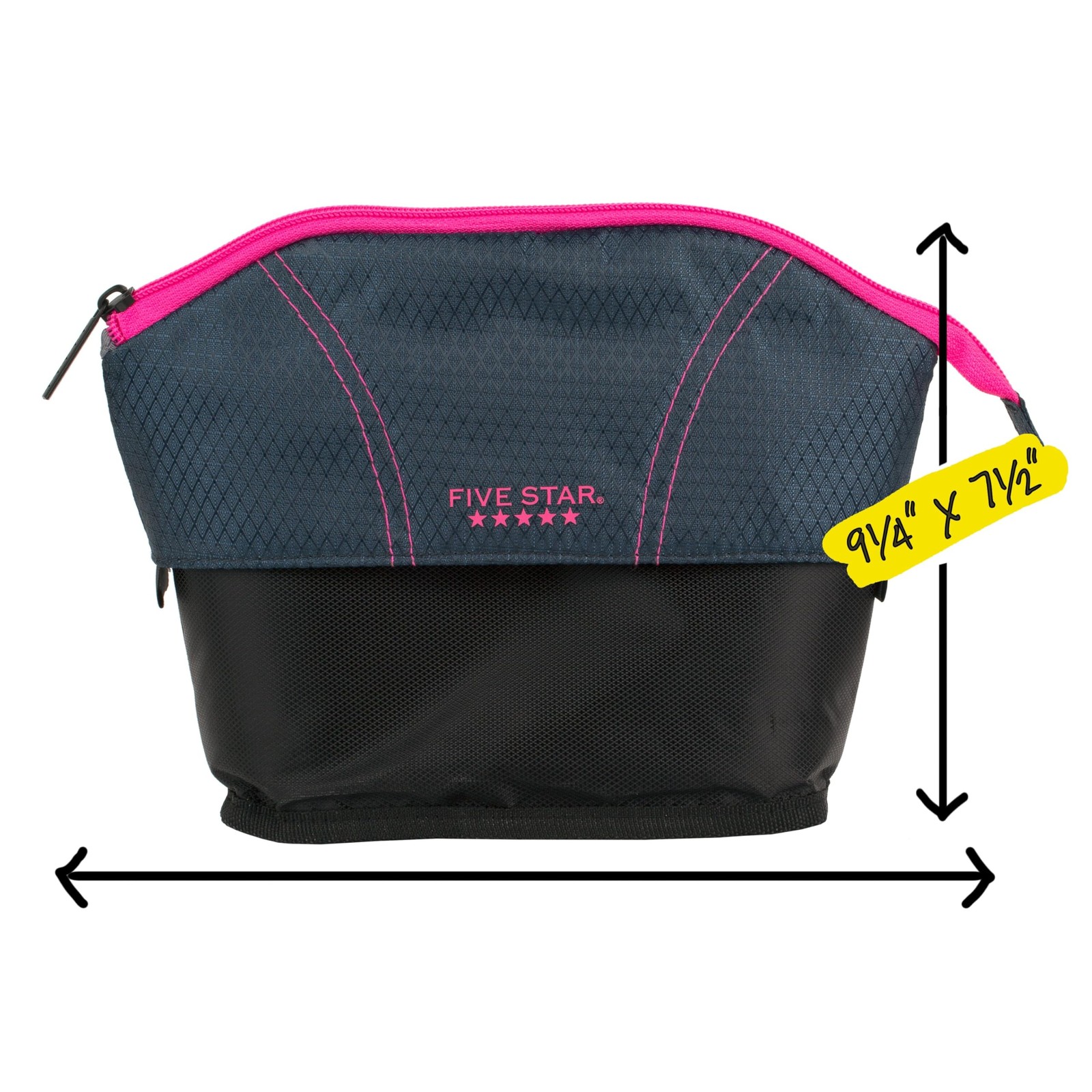 Five Star Pencil Pouch, Pen Case, Quick View Expandable Zipper Pouch, Storage...