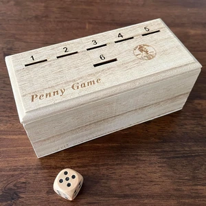 Penny Game - Fun Board Game Works with Coines, Get Rid of Coins to Win, Penny Ga