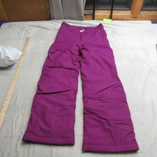 Columbia Snow Pants Kids Large Purp Waterproof Insulated OmniHeat Thermal Winter