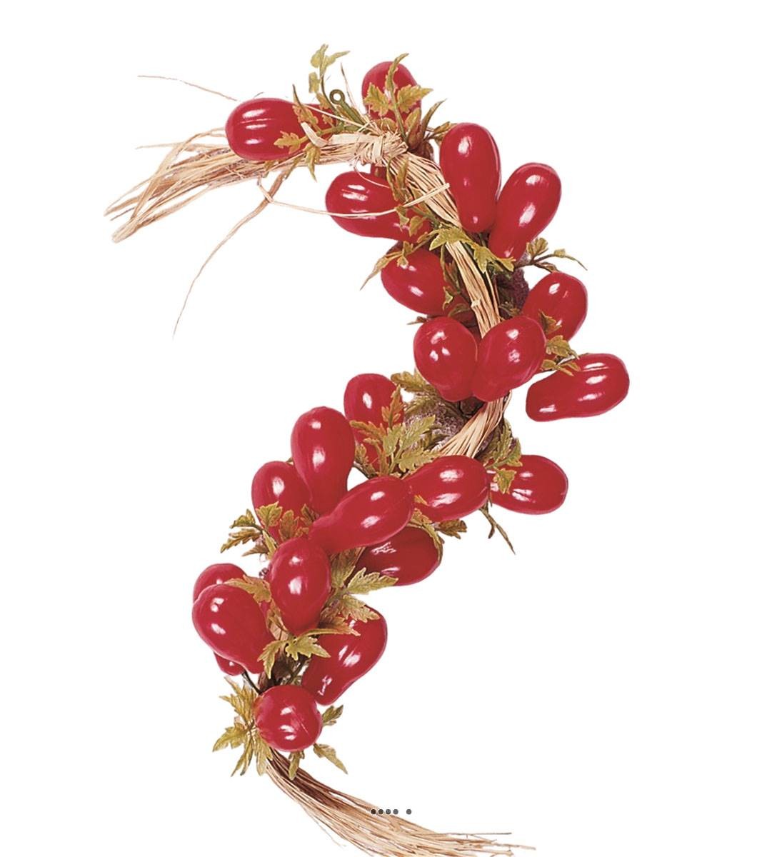 Tomates artificielles en grappe de 50cm pour sublimer votre cuisine d'été - 2