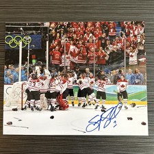 Sami Jo SMALL Signed 8x10 Photo TEAM CANADA HOCKEY OLYMPIC GOLD CHAMPION PROOF M
