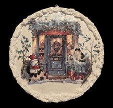 Cute 4inch Tuxedo Cats 2 Christmas Ornament. Handmade, Lightweight